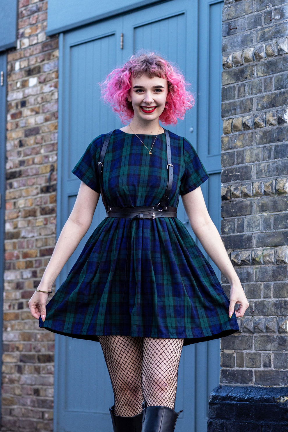 Emily in Blackwatch Tartan – tallulahsthreads