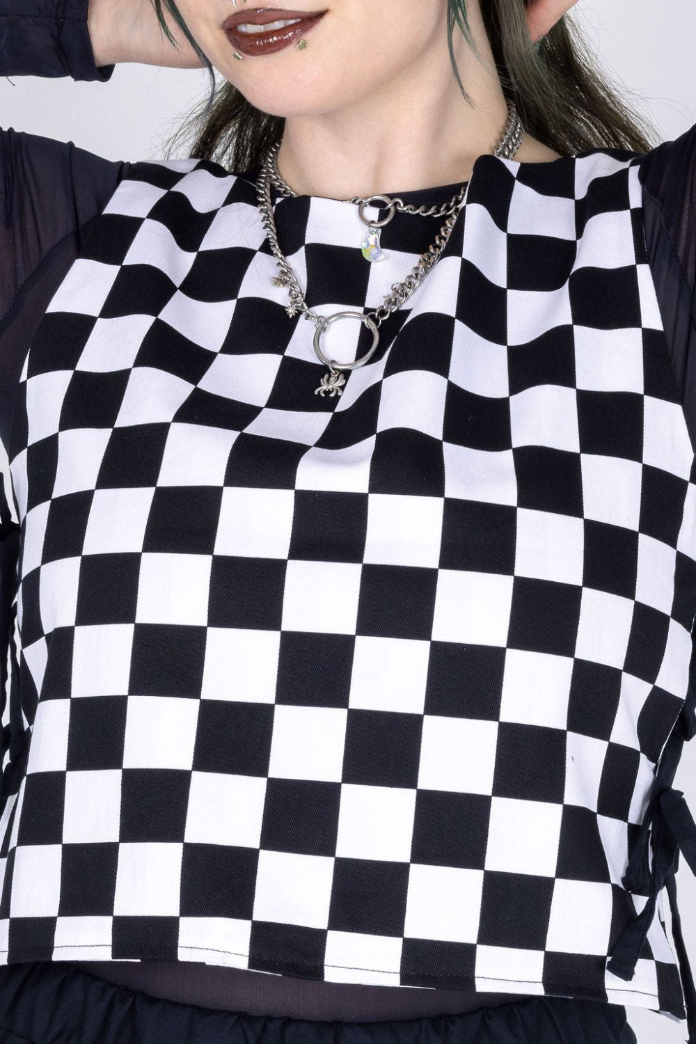 Domi Top in Checkerboard