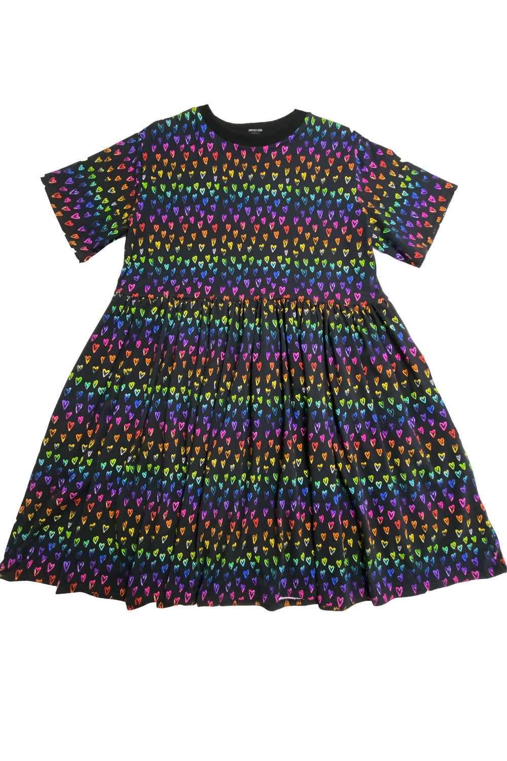 Rainbow Hearts Party Dress